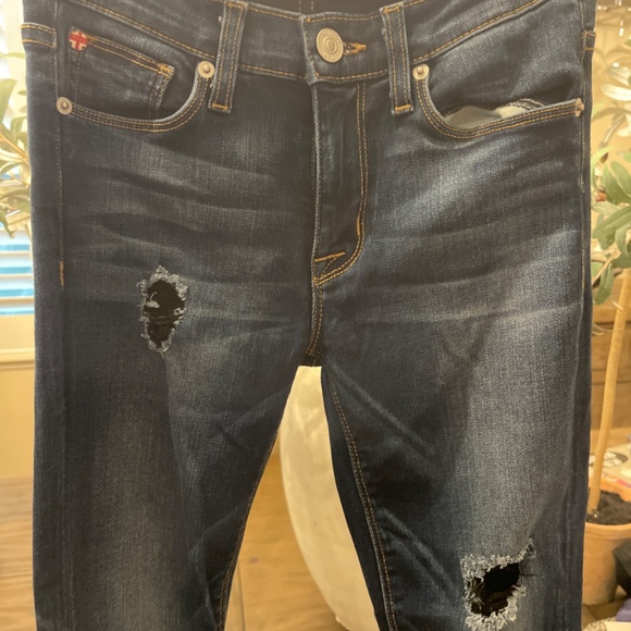 Hudson distressed skinny jeans - Picture 2 of 4